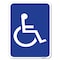 Signmission Large Handicapped Symbol Heavy-Gauge Aluminum Rust Proof Parking Sign, 18" x 24", A-1824-23889 A-1824-23889 - alternate 1